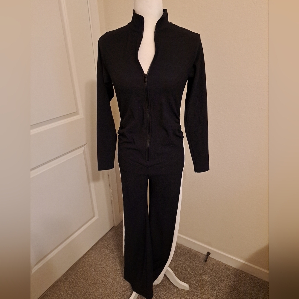 Year Of Ours Jumpsuit Maternity Black White Size S Excellent Condition